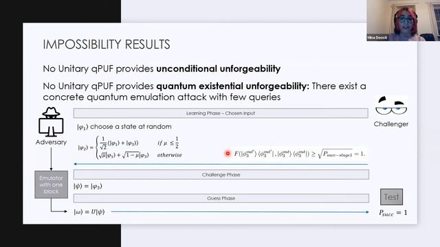 Quantum Physical Unclonable Functions And Their Comprehensive Cryptanalysis- Mina Doosti
