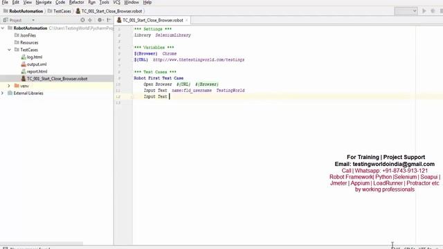 Robot Framework: Work on Textbox [Call/Whatsapp: +91-8743-913121 to Buy Full Course] смотреть онлайн