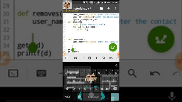Save your contacts name using dictionary in python || Tutorial #14 смотреть онлайн