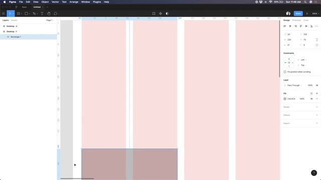 How to use Constraints with Layout Grids in Figma Responsive Design смотреть онлайн