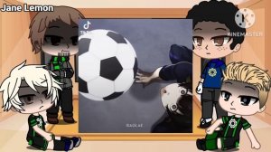 Kira's team (Blue Lock) react to Isagi Yoichi [Eng/Rus]