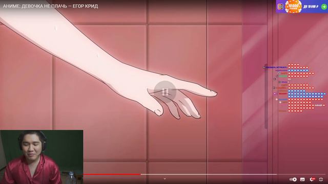 Муханджан Смотрит АНИМЕ: ДЕВОЧКА НЕ ПЛАЧЬ — ЕГОР КРИД / Реакция смотреть онлайн