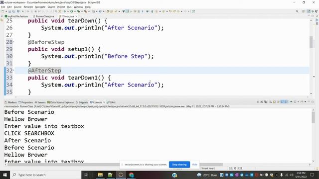 Selenium Cucumber Java BDD Framework Class 9: HOOKS смотреть онлайн