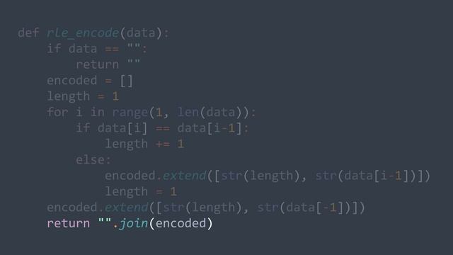 Run-length encoding (lossless data compression) - Inside code смотреть онлайн