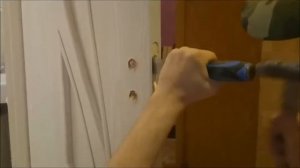 Установка/ Врезка сантехнической защелки