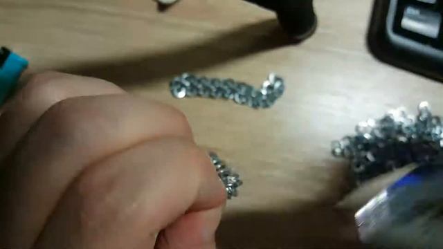Плетем кольчугу из гроверной шайбы М4 смотреть онлайн
