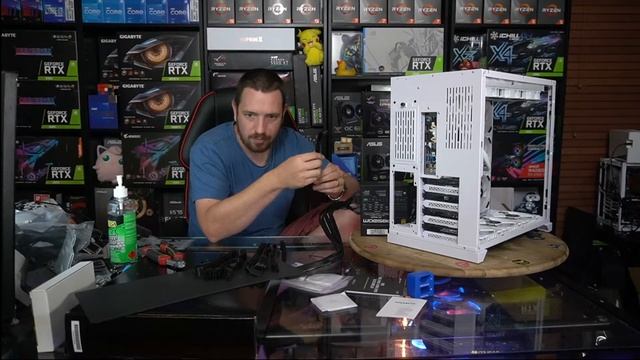 All white Lian Li and RTX 3070ti vision build for Brodie- Live PC Build смотреть онлайн