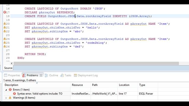 iib - json domain & reference keyword (part 1) - IBM Integration Bus смотреть онлайн