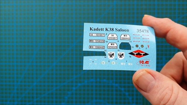 ICM 1/35 Kadett K38 Saloon Staff Car w/German Road Police - Kit Review смотреть онлайн