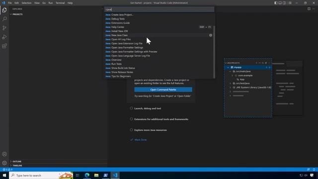 準備 Java 應用程式的開發環境 - 使用 Visual Studio Code смотреть онлайн