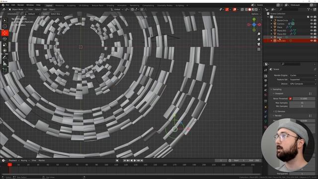 Cinematic Sci-Fi Loop With Geometry Nodes (Blender Tutorial) смотреть онлайн