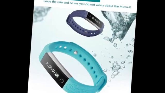 Micro K Bluetooth Smart Band Heart Rate Monitor Pedometer Call Message Remind for iOS Android OS Wr смотреть онлайн