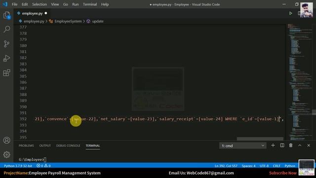 How to Create Employee Payroll Management System with Database in Python | Print Salary | #Part10 смотреть онлайн