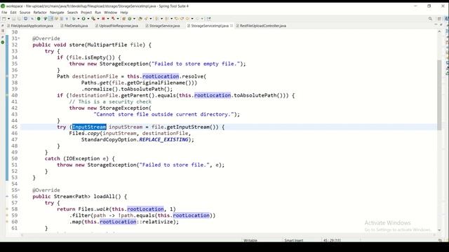 Upload File with spring boot ( Rest API ) смотреть онлайн