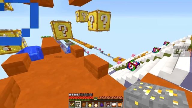 ПОРТАЛ В МИР ЛАКИ БЛОКОВ - НОВОЕ ИЗМЕРЕНИЕ МАЙНКРАФТ | ВЕСЁЛЫЕ ГОНКИ MINECRAFT МОДЫ LUCKY BLOCK MOD смотреть онлайн
