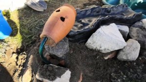 Альпийская горка или водопад для пруда на даче своими руками