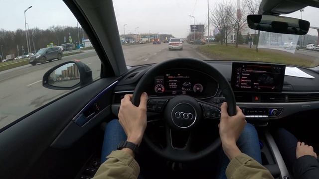 2021 Audi A4 Quattro - POV TEST DRIVE смотреть онлайн