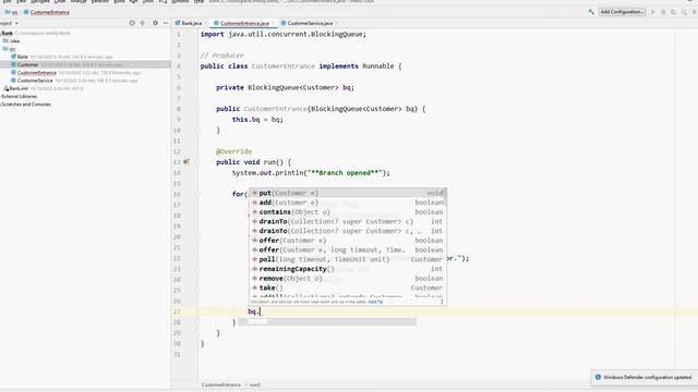 blocking queue смотреть онлайн