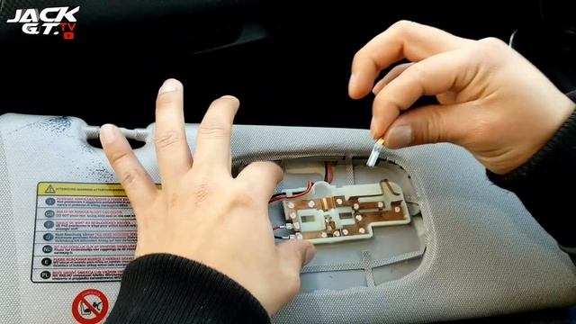 Sostituzione Lampadine Led Aletta Parasole Su Fiat Bravo 2a Serie