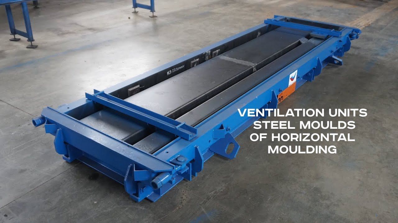 Steel moulds for precast concrete ventilation units production of the M-Konstruktor Plant смотреть онлайн
