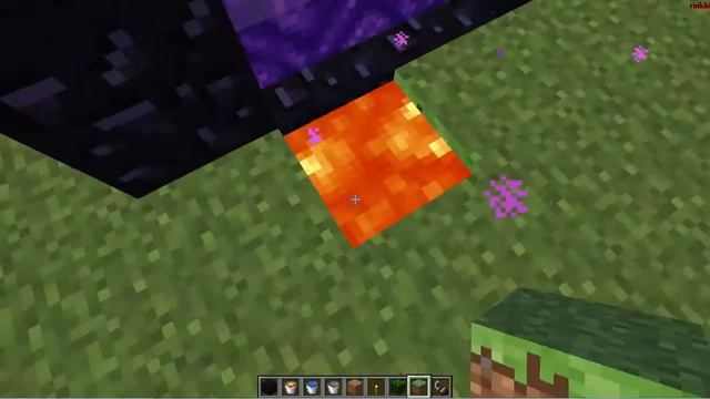 Minecraft - Как поджечь портал без зажигалки смотреть онлайн