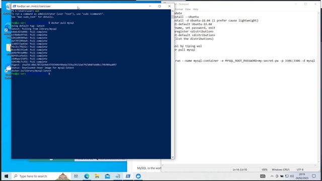 How to deploy MySQL using Docker and WSL2 смотреть онлайн