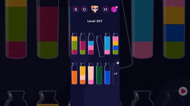 Get Color Bottle Game level 307 #bottlegame #pggaming смотреть онлайн