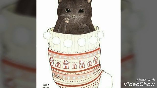 Милые новогодние котики ❄❄?? смотреть онлайн