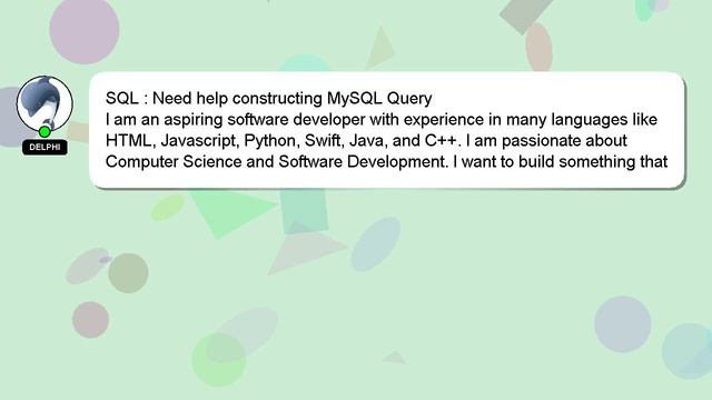 SQL : Need help constructing MySQL Query смотреть онлайн