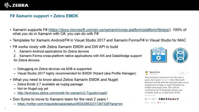 Zebra DevTalk | Why You Should Use F# with Zebra Devices | August 2018 смотреть онлайн