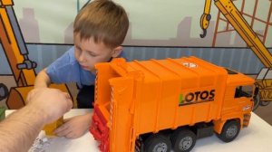 Машинки. Брудер мусоровоз. Подробный обзор