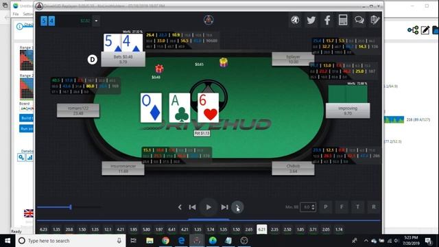 Open Button - BB Defense in a single raised Pot | GTO Analysis смотреть онлайн