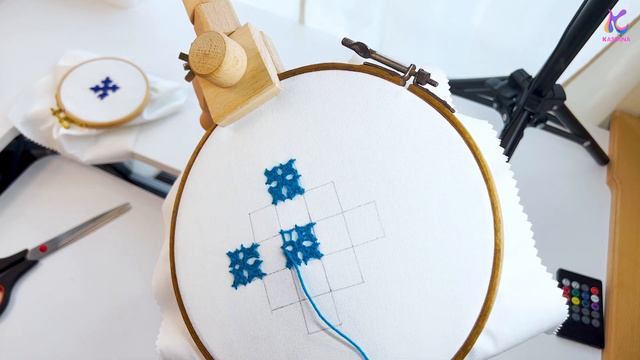 Super easy hand embroidery🥰 // Sindhi Embroidery stitch tutorial смотреть онлайн