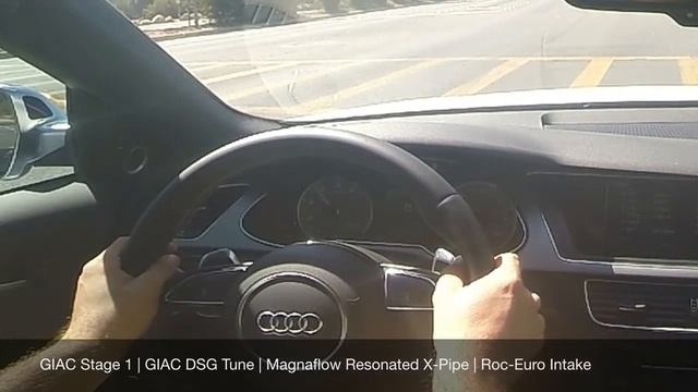 2014 Audi S4 B8.5 0-60 - GIAC Stage 1 смотреть онлайн