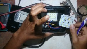 how to repair LED flood light