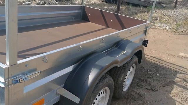 Обзор двухосного прицепа для легкового авто Экспедиция 121725 смотреть онлайн