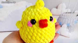 Амигуруми: схема Цыплёнок Пиу-Пиу | Игрушки вязаные крючком
