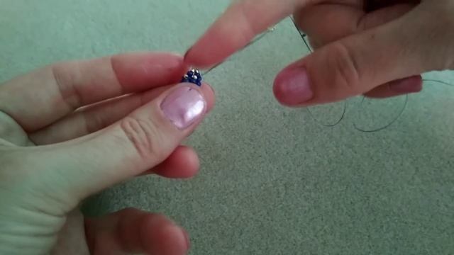 Колье. Шапочка для бусин из бисера. Necklace смотреть онлайн