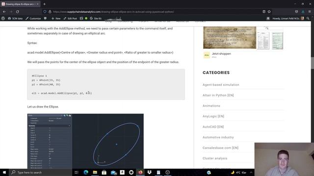 [EN 80] Ellipse objects and ellipse arcs with pyautocad for AutoCAD смотреть онлайн