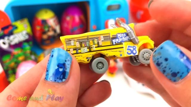 Learn Colors With Squishy Slime Balls With Microwave Toy Appliance Surprise Toys