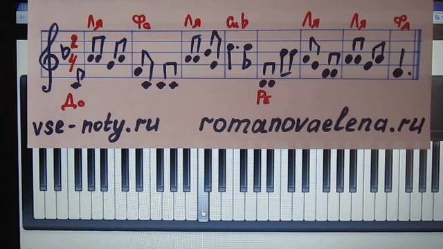 Как Играть Песню В Лесу Родилась Елочка? Играем на виртуальном пианино! смотреть онлайн