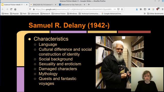 Science Fiction, ENG2420, Spring 2021, Prof. Jason Ellis, Week 11 Lecture смотреть онлайн