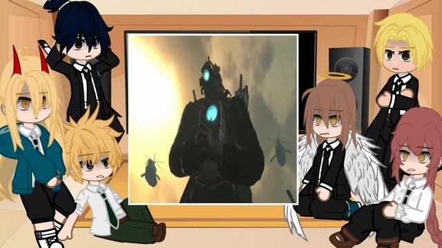 Chainsaw man react to DafuqBoom Skibidi Toilet 59 - Skibidi Toilet 62 (Speaker Woman) Gacha Reacts смотреть онлайн