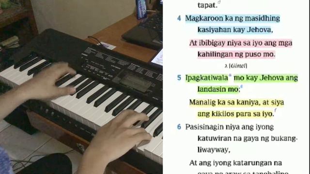 "Awit 37:3-7(Psalms 37:3-7)" Piano Cover смотреть онлайн