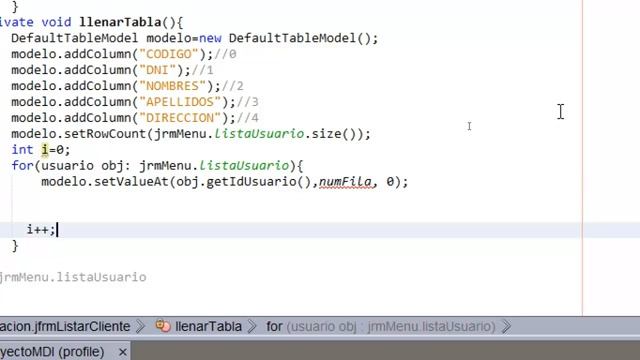 (semana 9) JTable con ArrayList [con Java-Swing] смотреть онлайн