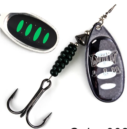 3 Блесны вертушки с Алиэкспресс. 3 Spinner spinners from Aliexpress. смотреть онлайн