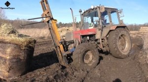 Самодельный вилочный погрузчик на МТЗ 82 ТТР 401М