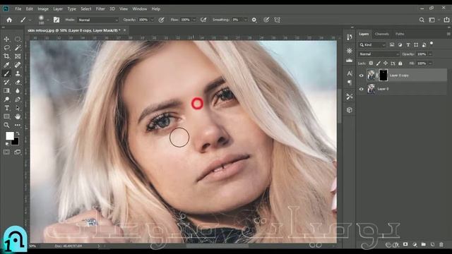 إزالة التجاعيد والعيوب والندبات - تنعيم البشرة وتنميتها في Photoshop cc смотреть онлайн