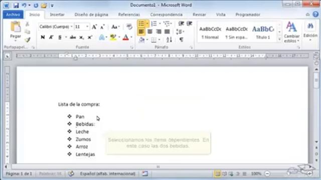 Curso Multimedia de Office 2010 - Unidad 6 Listas смотреть онлайн