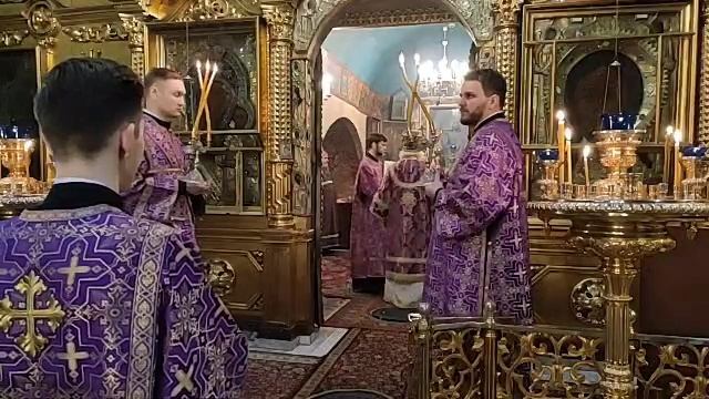 05.04.2020 Литургия св. Василия Великого. Неделя 5-я Великого поста, память Прп. Марии Египетской. смотреть онлайн